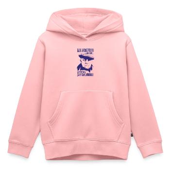 Jean Gabin - Le cave se rebiffe (Bleu) - Sweat Premium à capuche enfant bio - rose - Devant - AI Model Kid Female (0cm)