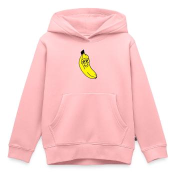 small banana - Kids Premium Organic Hoodie - rose - Front - AI Model Kid Female (0cm)