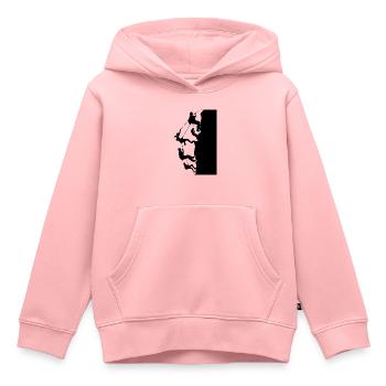 Climbing - Kinder Premium Organic Hoodie - Rosa - Vorne - AI Model Kid Female (0cm)