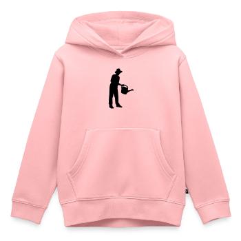 Gärtner - Kinder Premium Organic Hoodie - Rosa - Vorne - AI Model Kid Female (0cm)
