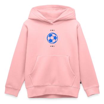 fussball - Kinder Premium Organic Hoodie - Rosa - Vorne - AI Model Kid Female (0cm)