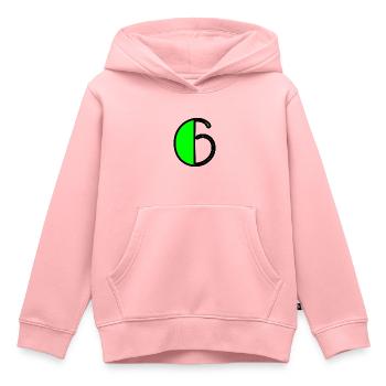 6 JAHRE. 6-jähriges Jubiläum. GEBURTSTAG 6 JAHRE. 6 - Kinder Premium Organic Hoodie - Rosa - Vorne - AI Model Kid Female (0cm)