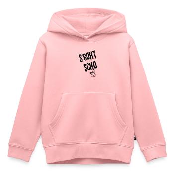S'goht scho | Redewendung - Kinder Premium Organic Hoodie - Rosa - Vorne - AI Model Kid Female (0cm)