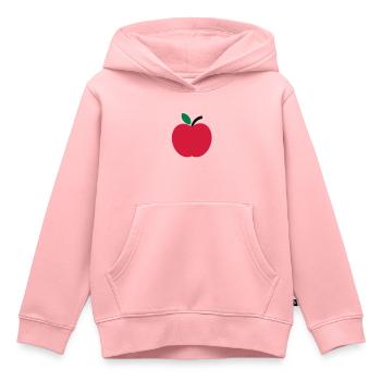 pomme - Sweat Premium à capuche enfant bio - rose - Devant - AI Model Kid Female (0cm)