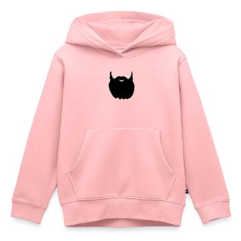 bart - Kinder Premium Organic Hoodie - Rosa - Vorne - AI Model Kid Female (0cm)