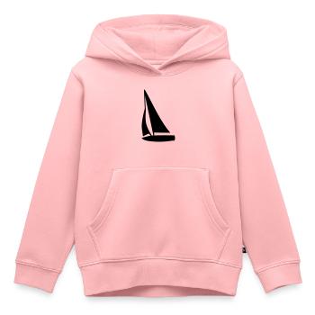 Segelboot - Kinder Premium Organic Hoodie - Rosa - Vorne - AI Model Kid Female (0cm)