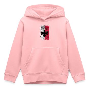 Tirol - Kinder Premium Organic Hoodie - Rosa - Vorne - AI Model Kid Female (0cm)
