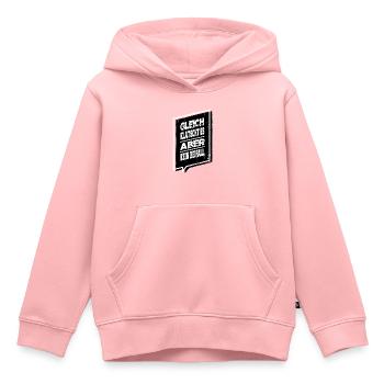 bday geschenk lieben geek geburtstagsgeschenkidee - Kinder Premium Organic Hoodie - Rosa - Vorne - AI Model Kid Female (0cm)