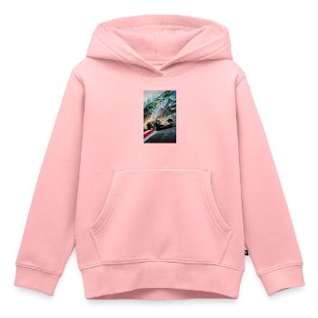 Racecar - Kinder Premium Organic Hoodie - Rosa - Vorne - AI Model Kid Female (0cm)