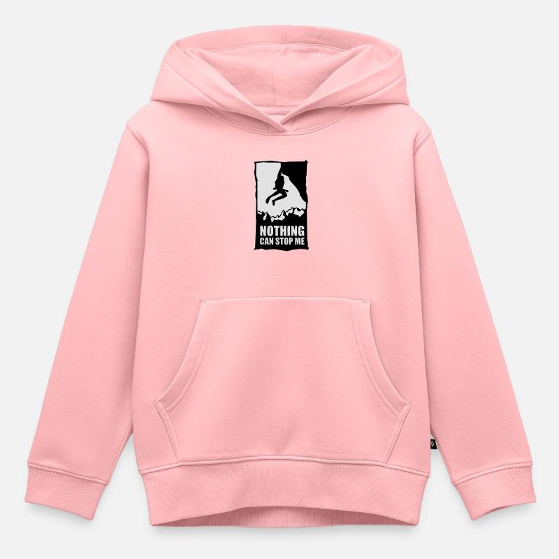 Freikletterer - Kinder Premium Organic Hoodie - Rosa