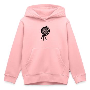 Globus - Kinder Premium Organic Hoodie - Rosa - Vorne - AI Model Kid Female (0cm)