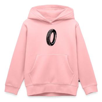 Tire 2farbig - Kids Premium Organic Hoodie - rose - Front - AI Model Kid Female (0cm)