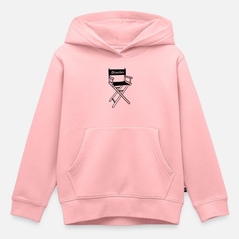 director_3 - Sweat Premium à capuche enfant bio - rose