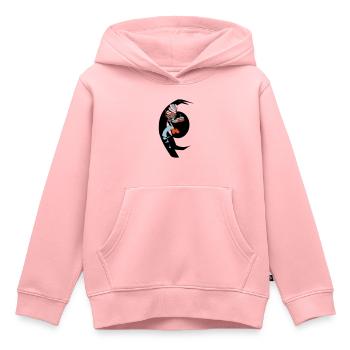 Geist - Kinder Premium Organic Hoodie - Rosa - Vorne - AI Model Kid Female (0cm)