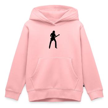 bassist - Kinder Premium Organic Hoodie - Rosa - Vorne - AI Model Kid Female (0cm)