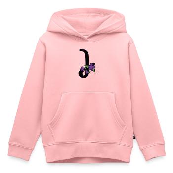 J wie jugendlich - Kinder Premium Organic Hoodie - Rosa - Vorne - AI Model Kid Female (0cm)