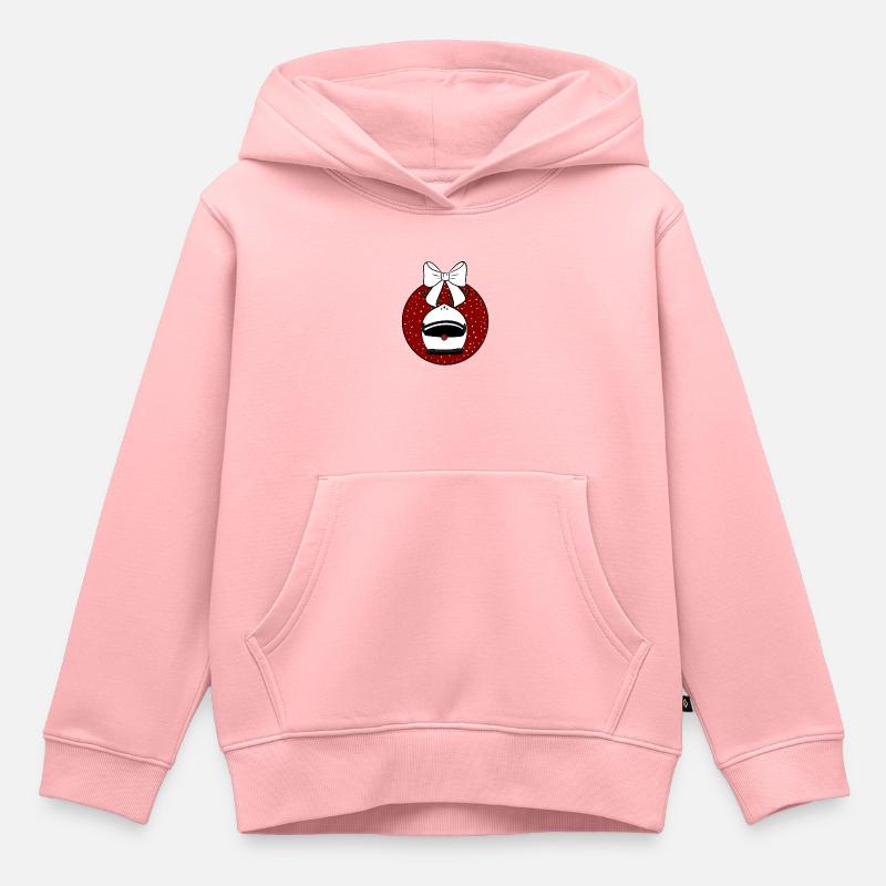 Bagatelle - Sweat Premium à capuche enfant bio - rose