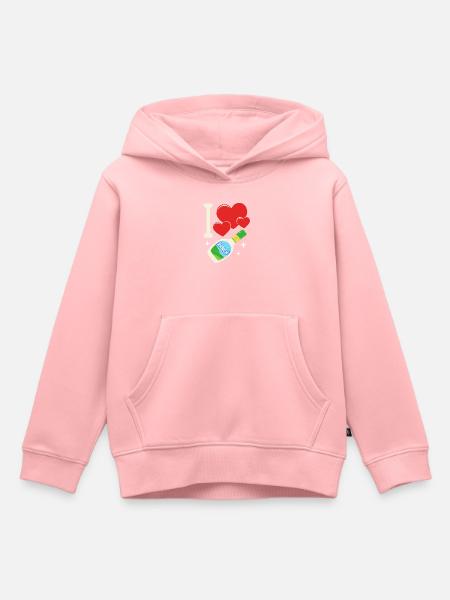 Dressing - Kinder Premium Organic Hoodie - Rosa