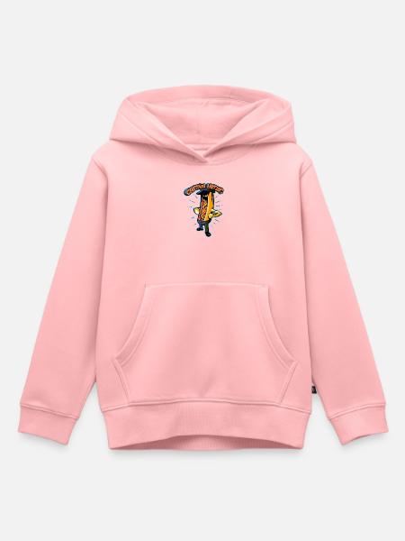 Captain Hotdog - Kinder Premium Organic Hoodie - Rosa