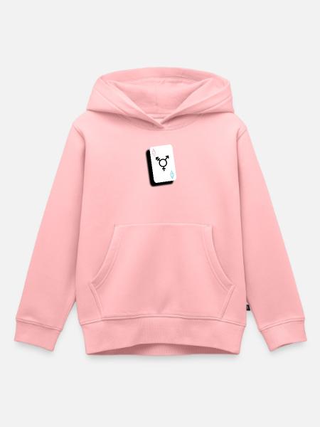 Ace of Trans - Kinder Premium Organic Hoodie - Rosa