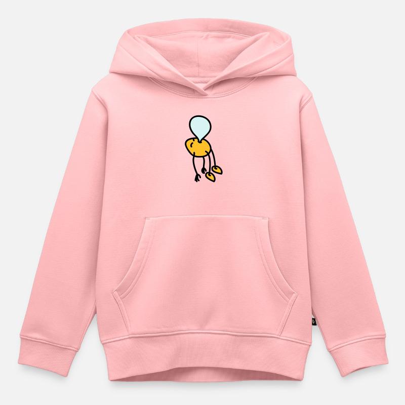 chewing_gum_man - Sweat Premium à capuche enfant bio - rose