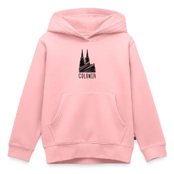Dom Colonia T-Shirt - Kinder Premium Organic Hoodie - Rosa - Vorne - AI Model Kid Female (0cm)
