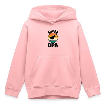 Grandpa Grandpa - Kids Premium Organic Hoodie - rose - Front - AI Model Kid Female (0cm)