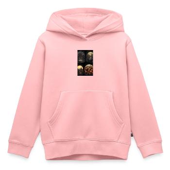 4 portails géométriques de l’horreur - Sweat Premium à capuche enfant bio - rose - Devant - AI Model Kid Female (0cm)
