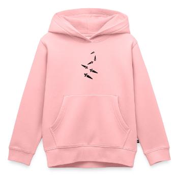 Carrot symbol carrot - Kids Premium Organic Hoodie - rose - Front - AI Model Kid Female (0cm)