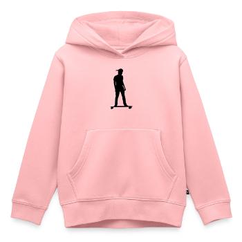skater - Kids Premium Organic Hoodie - rose - Front - AI Model Kid Female (0cm)