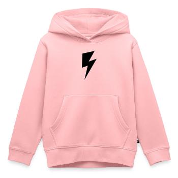 blitz - Kinder Premium Organic Hoodie - Rosa - Vorne - AI Model Kid Female (0cm)