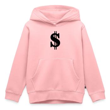 Dollar - Kinder Premium Organic Hoodie - Rosa - Vorne - AI Model Kid Female (0cm)