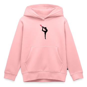 Gymnastik - Kinder Premium Organic Hoodie - Rosa - Vorne - AI Model Kid Female (0cm)