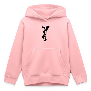 Alsace : Elsass - Sweat Premium à capuche enfant bio - rose - Devant - AI Model Kid Female (0cm)