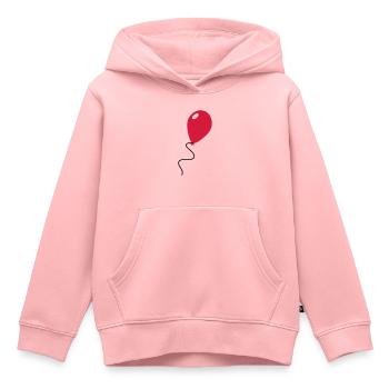 Ballon / Balloon - Kinder Premium Organic Hoodie - Rosa - Vorne - AI Model Kid Female (0cm)