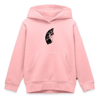 Cracks climbing rope man - Kids Premium Organic Hoodie - rose - Front - AI Model Kid Female (0cm)