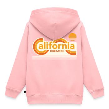CALIFORNIA DREAMIN Tee Shirts - Kids Premium Organic Hoodie - rose - Back - AI Model Kid Female (0cm)