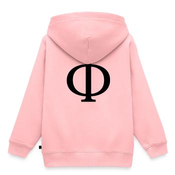 Phi - Sweat Premium à capuche enfant bio - rose - Dos - AI Model Kid Female (0cm)