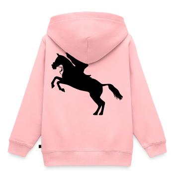 Equitation Riding Equestrian Equestrian Equestrian sport - Kids Premium Organic Hoodie - rose - Back - AI Model Kid Female (0cm)