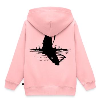 Reaper - Kids Premium Organic Hoodie - rose - Back - AI Model Kid Female (0cm)
