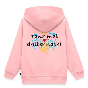 Dancing Cool Sayings Humor Disco Fitness Party - Kids Premium Organic Hoodie - rose - Back - AI Model Kid Female (0cm)
