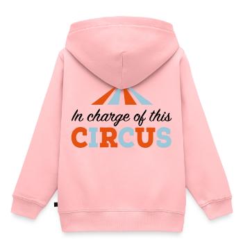 Chef - Kinder Premium Organic Hoodie - Rosa - Hinten - AI Model Kid Female (0cm)