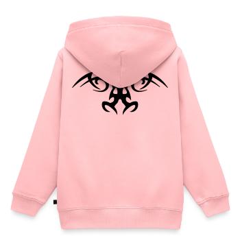 tribal 1 - Kinder Premium Organic Hoodie - Rosa - Hinten - AI Model Kid Female (0cm)