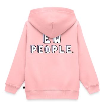 Les gens sont stupides. - Sweat Premium à capuche enfant bio - rose - Dos - AI Model Kid Female (0cm)