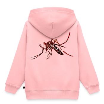 gxp tiger mücke vector art - Kinder Premium Organic Hoodie - Rosa - Hinten - AI Model Kid Female (0cm)