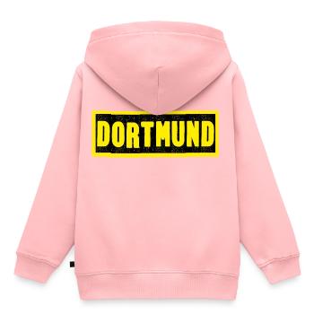 Dortmund - Sweat Premium à capuche enfant bio - rose - Dos - AI Model Kid Female (0cm)