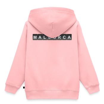 Mallorca Flughafen - Kinder Premium Organic Hoodie - Rosa - Hinten - AI Model Kid Female (0cm)