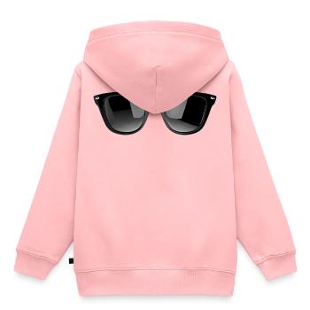 Lunettes de soleil - Sweat Premium à capuche enfant bio - rose - Dos - AI Model Kid Female (0cm)