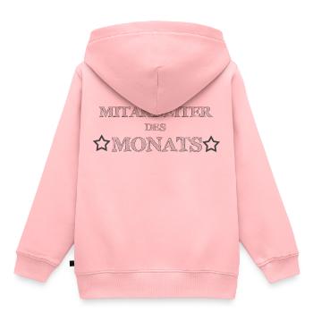 Mitarbeiter des *Monats* - Kinder Premium Organic Hoodie - Rosa - Hinten - AI Model Kid Female (0cm)