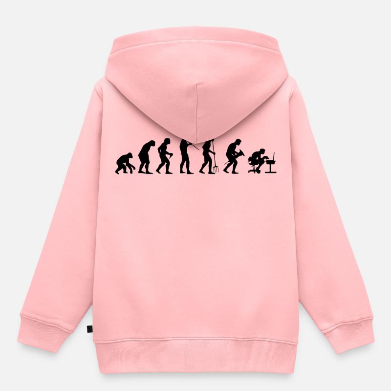 Joueurs PC - Sweat Premium à capuche enfant bio - rose